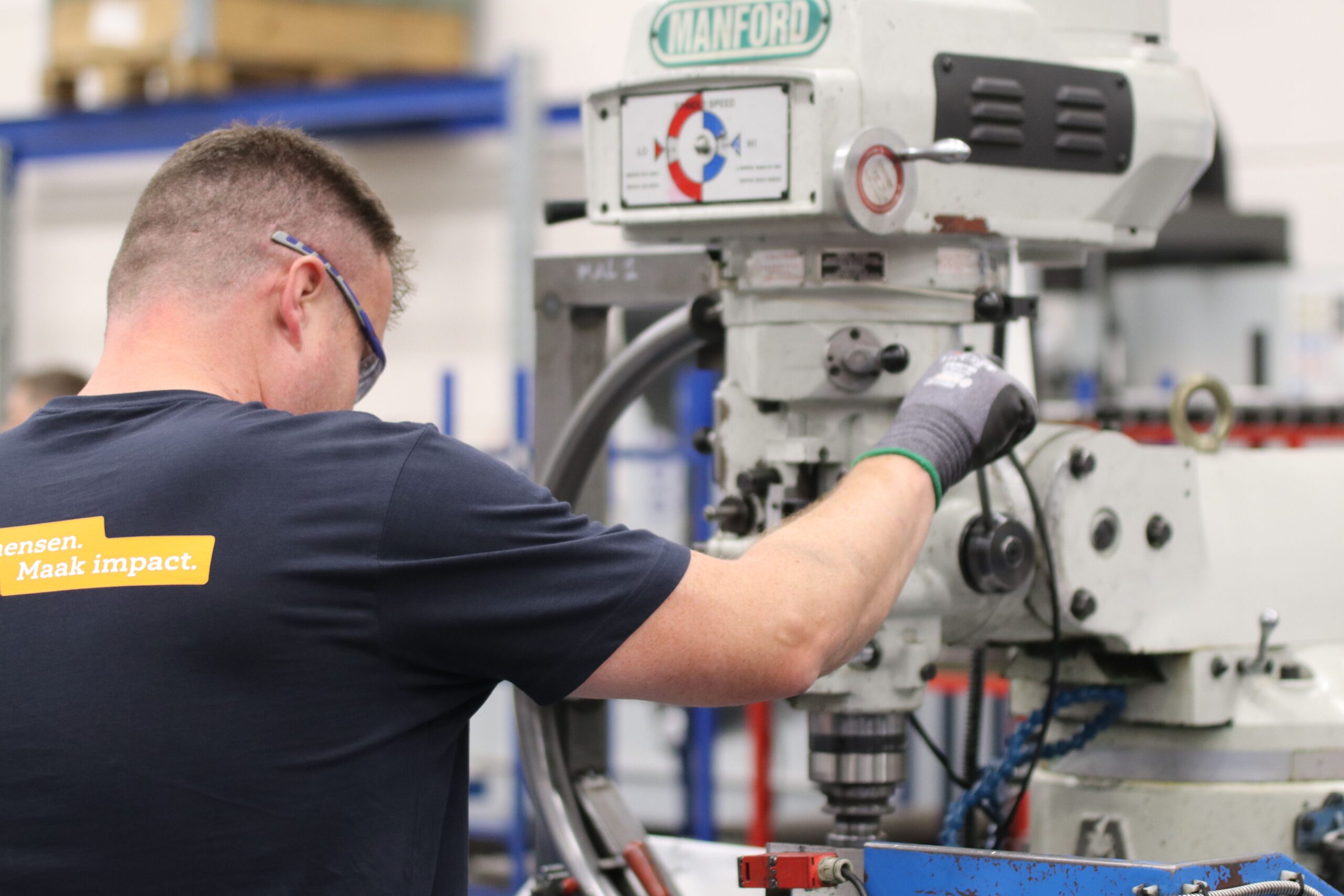 foto van de machinist