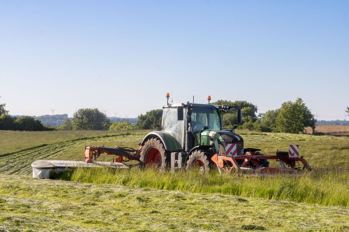 foto van een tractor